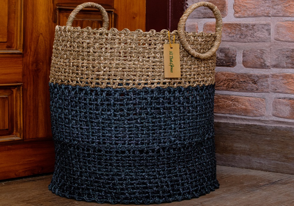 Indigo Sabai laundry basket